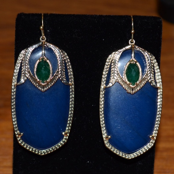 Kendra Scott Jewelry - Kendra Scott Large Darby Peacock Earrings